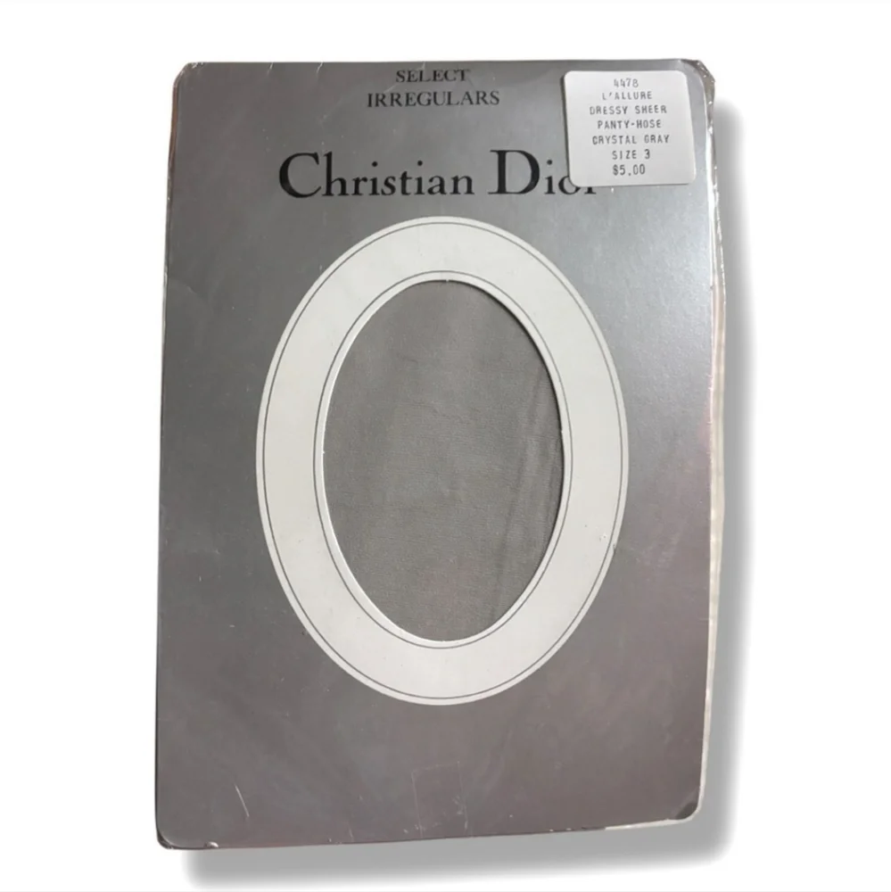 CHRISTIAN DIOR L’Allure Dressy Sheer Panty Hose Select Irregular VINTAGE
